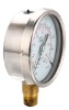 din type liquid filled gauge