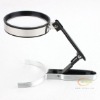 dual purpose foldable magnifier with two lenses