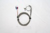 exhaust gas probe with muffler clamp