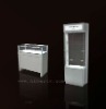 exquisite white glossy wood jewelry display counter showcase