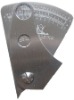 fan-shaped welding gauge