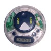 flying disk shape pill box timer with 5 alarm