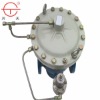 gas-fired pressure regulator with flange connection