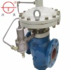 gas-fired regulator with flange connection