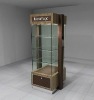 glass and wooden jewellery wall display cabinet and jewellery shop fitting
