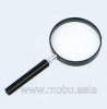 hand hold plastic magnifying glass