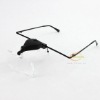 head magnifier with glasses frame and led light