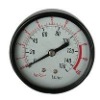 iron case & plastic dial face Pressure Gauge