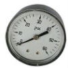 iron case & plastic dial face Pressure Gauge