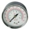 iron case & plastic lid Pressure Gauge