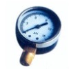 iron case with chrome plated Pressure Gauge