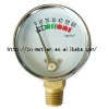 iron case with chrome plated Pressure Gauge