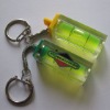 key ring spirit level bubble