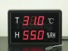 large temperature humidity display