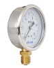 liquid fillable pressure gauge