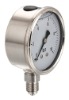 liquid fillable pressure gauge