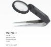 magnifier with led lamp and plier/led hand loupe/magnifier with light