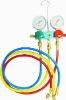 manifold gauge with charging hose for R12.R22.R502