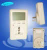 mini digital current monitor plug energy saving digital power meter with socket electricity usage monitor