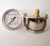 oil filled gauge with U-clamp