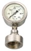 oil filled pressure gauge with female connection