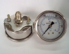 oil pressure gauge with U-clamp