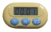 oval shape digital alarm timer clock