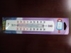 plastic case glass thermometer