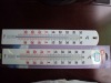 plastic case glass weather thermometer