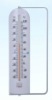 plastic garden thermometer