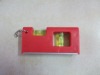 plastic mini spirit level scale ruler