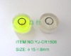 plastic round spirit vial YJ-CR1580