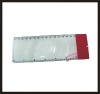 plastic ruler with magnifier