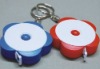 plum blossom waist tape measure with key chain