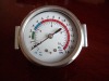 pressure gauge with u-clamp