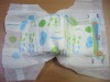 printed waterproof cheap disposable adult baby plastic diaper with elastic waistband