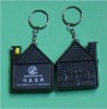 promotional mini house shape tape measure key ring