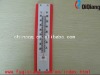 red plastic case glass thermometer