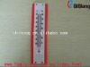 red plastic case glass thermometer