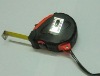 rubber coated tape measure with red new abs case