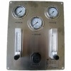 self-operation pressure regulator with double flowmeters