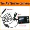 small camera 9mm waterproof AV wire endoscope snake camera inspection camera with led lights