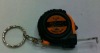 small rubber steel measuring tape ,key chain measuring