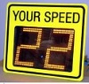 solar speed sign