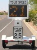 solar speed sign