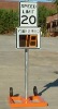 solar speed sign