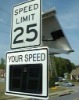 solar speed sign