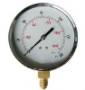 stainless steel case & glass dial face Pressure Gauge