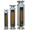 stainless steel case glass tube flow meter