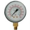 stainless steel case & plastic lid Pressure Gauge